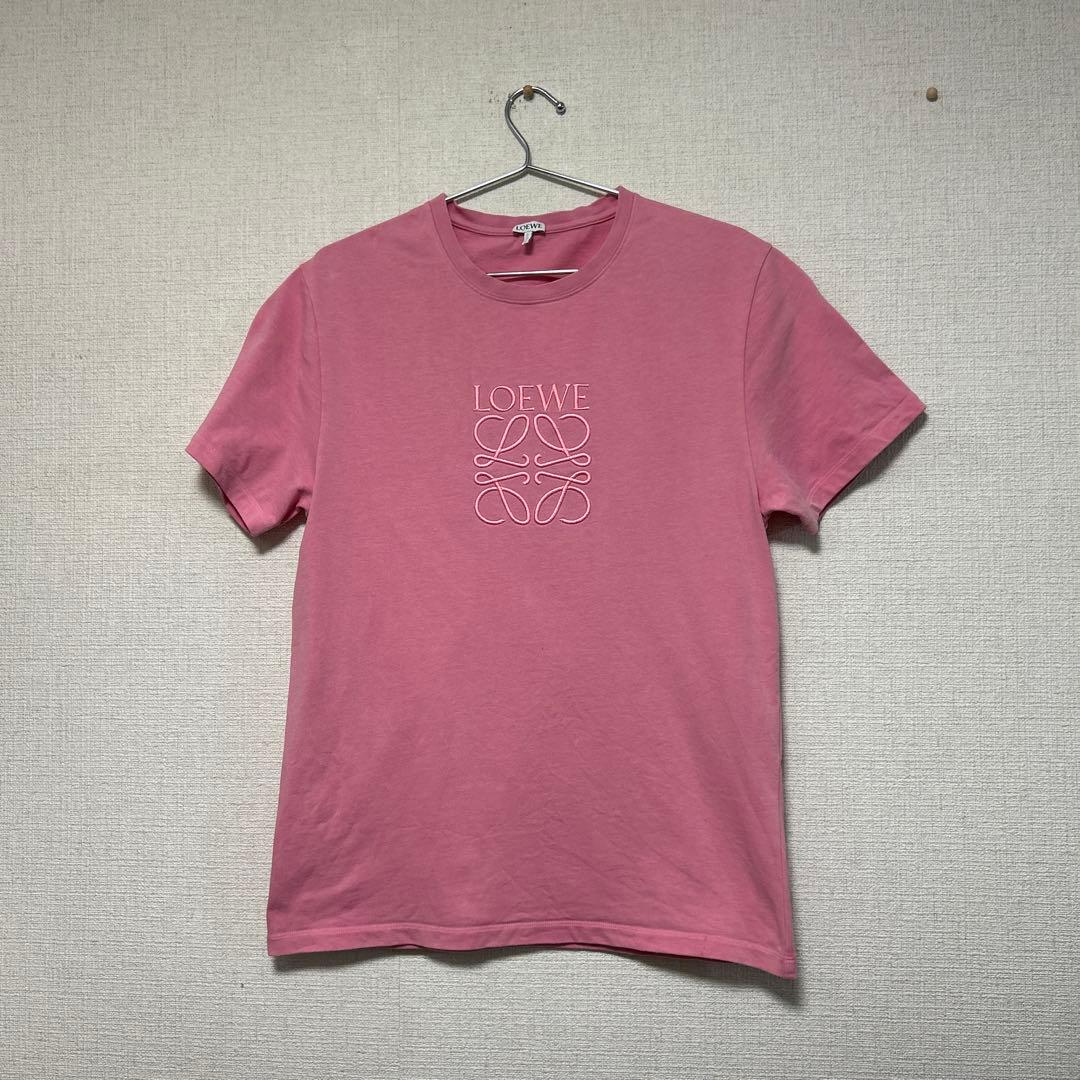 ★激レアカラー★ loewe ロエべ　tシャツ ピンク　Sサイズ　正規品鑑定済