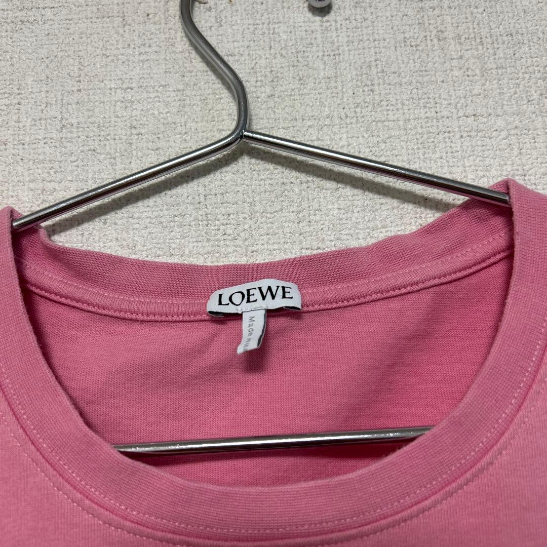 ★激レアカラー★ loewe ロエべ　tシャツ ピンク　Sサイズ　正規品鑑定済