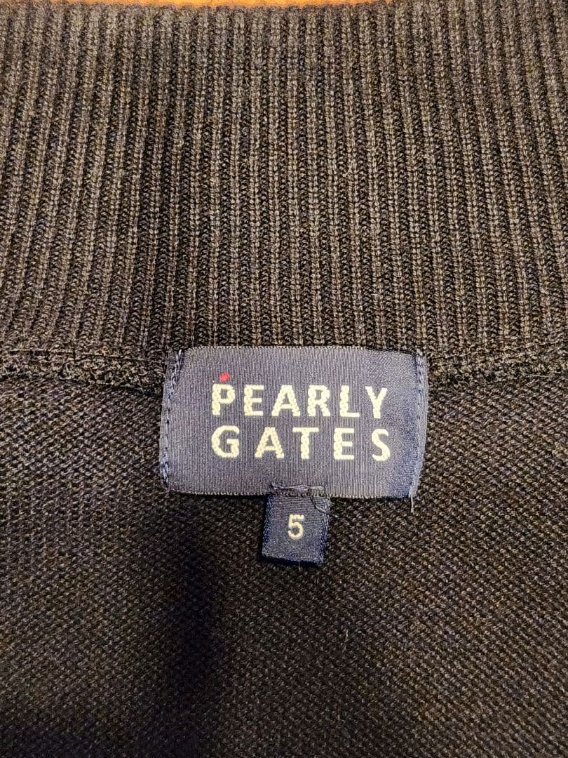 PEARLY GATES ブラックベスト サイズ　L