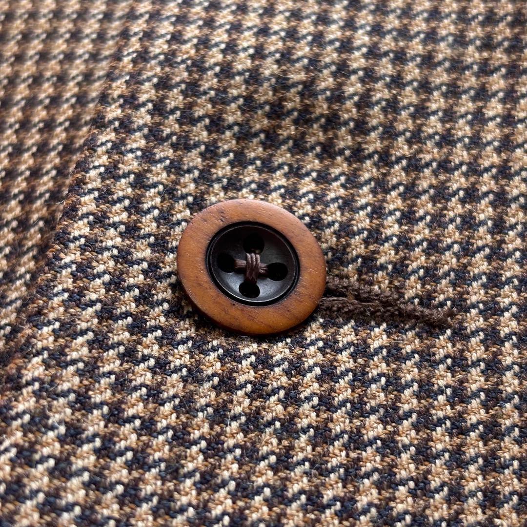 【ほぼ未使用】45rpm 三者混 3Bジャケット 春夏 ウッドボタン XL
