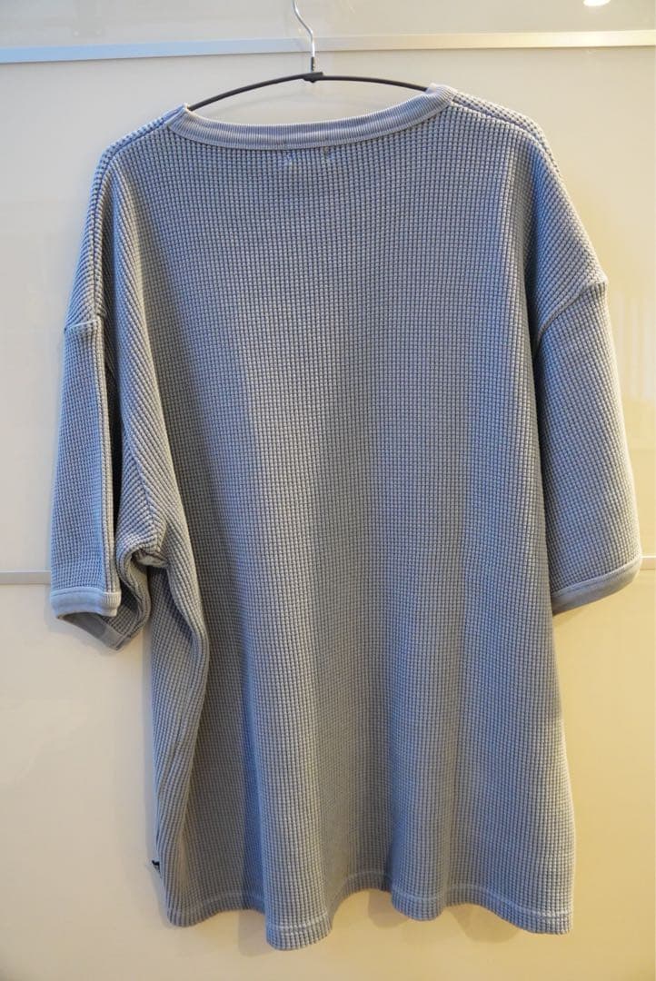 Schott ワッフルTシャツ XL 半袖 ブルー 新品タグ付