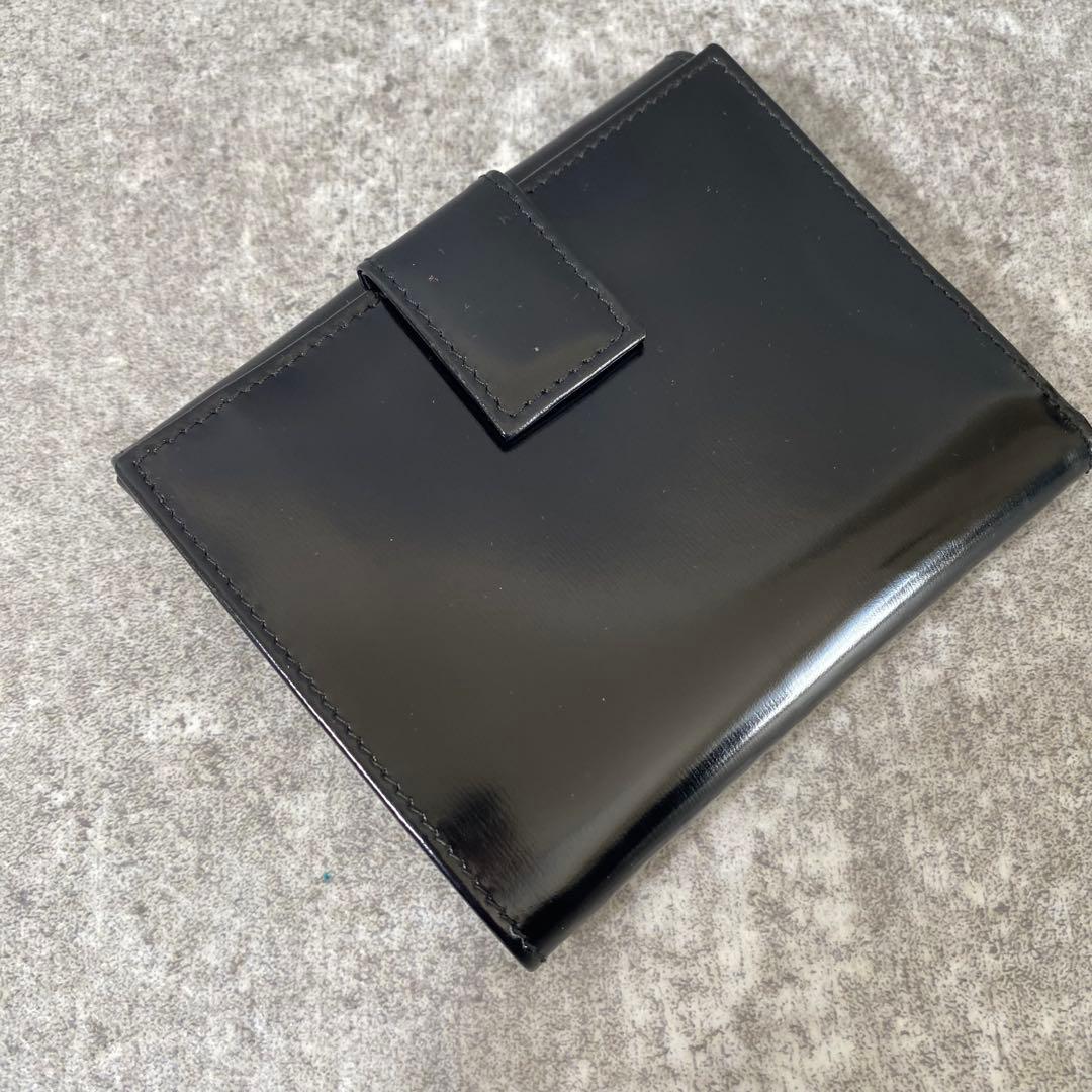 新品未使用　フェラガモ　折り財布　ヴァラリボン　カーフレザー　ブラック　黒