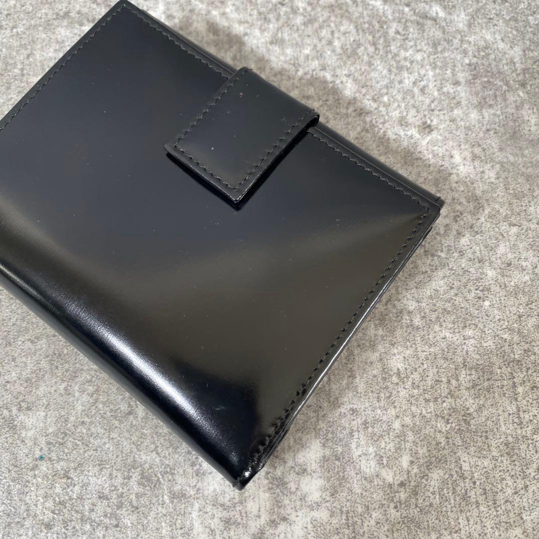新品未使用　フェラガモ　折り財布　ヴァラリボン　カーフレザー　ブラック　黒
