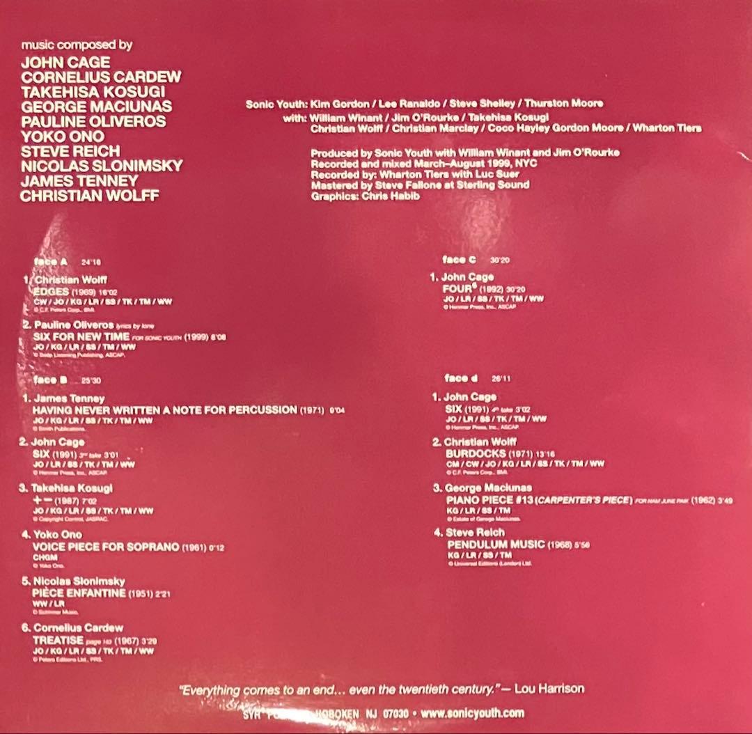 洋楽 Sonic Youth - Goodbye 20th Century