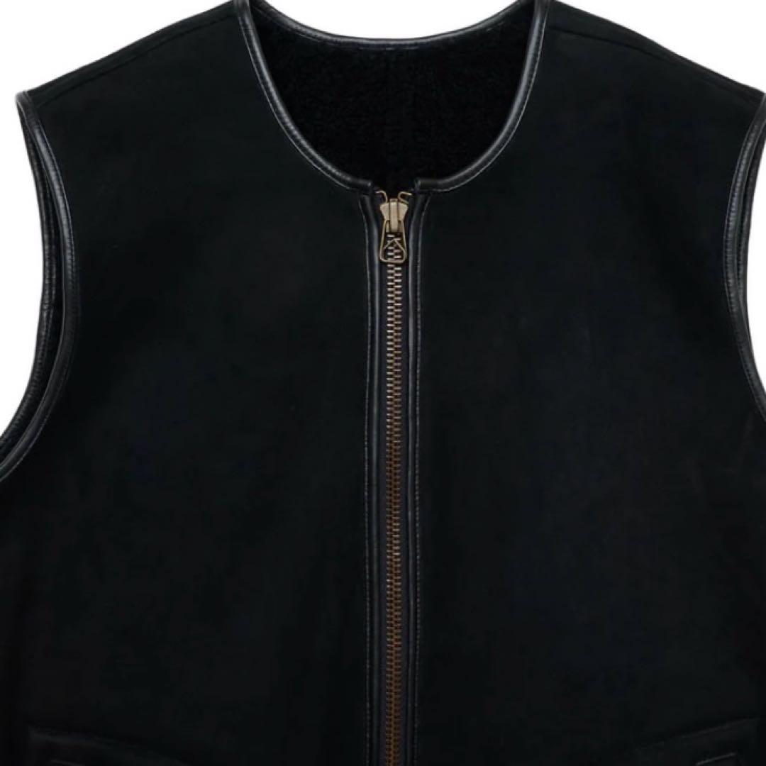 ゆ*ん様 希少黒Mサイズキムタク着用同色GDCベスト Vegan Mouton