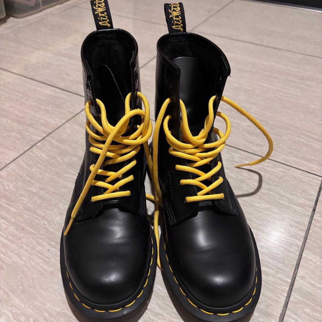 Dr. Martens ブラックブーツ 24cm
