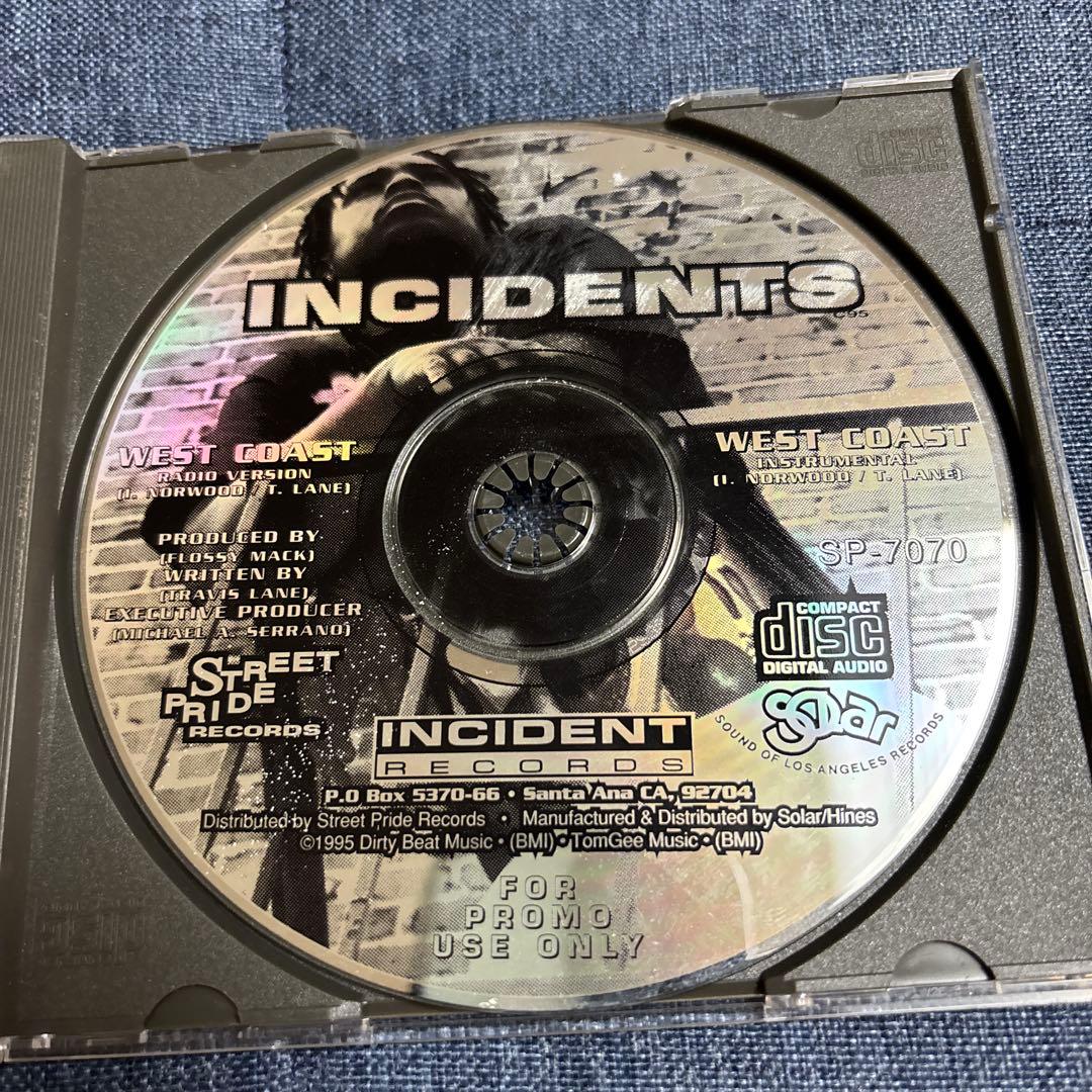 INCIDENTS / WEST COAST シングルCD
