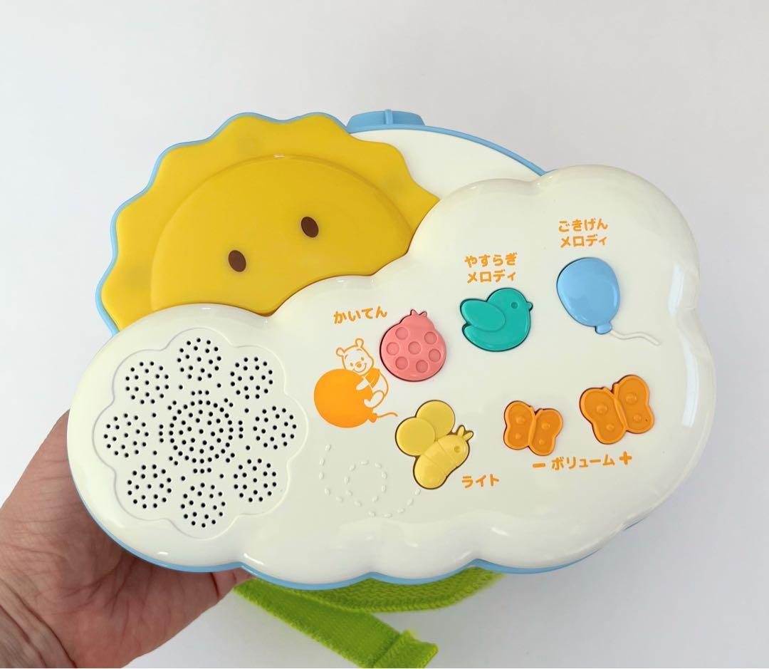 【美品】 くまのプーさん えらべる回転6wayジムにへんしんメリー　ジム　メリー