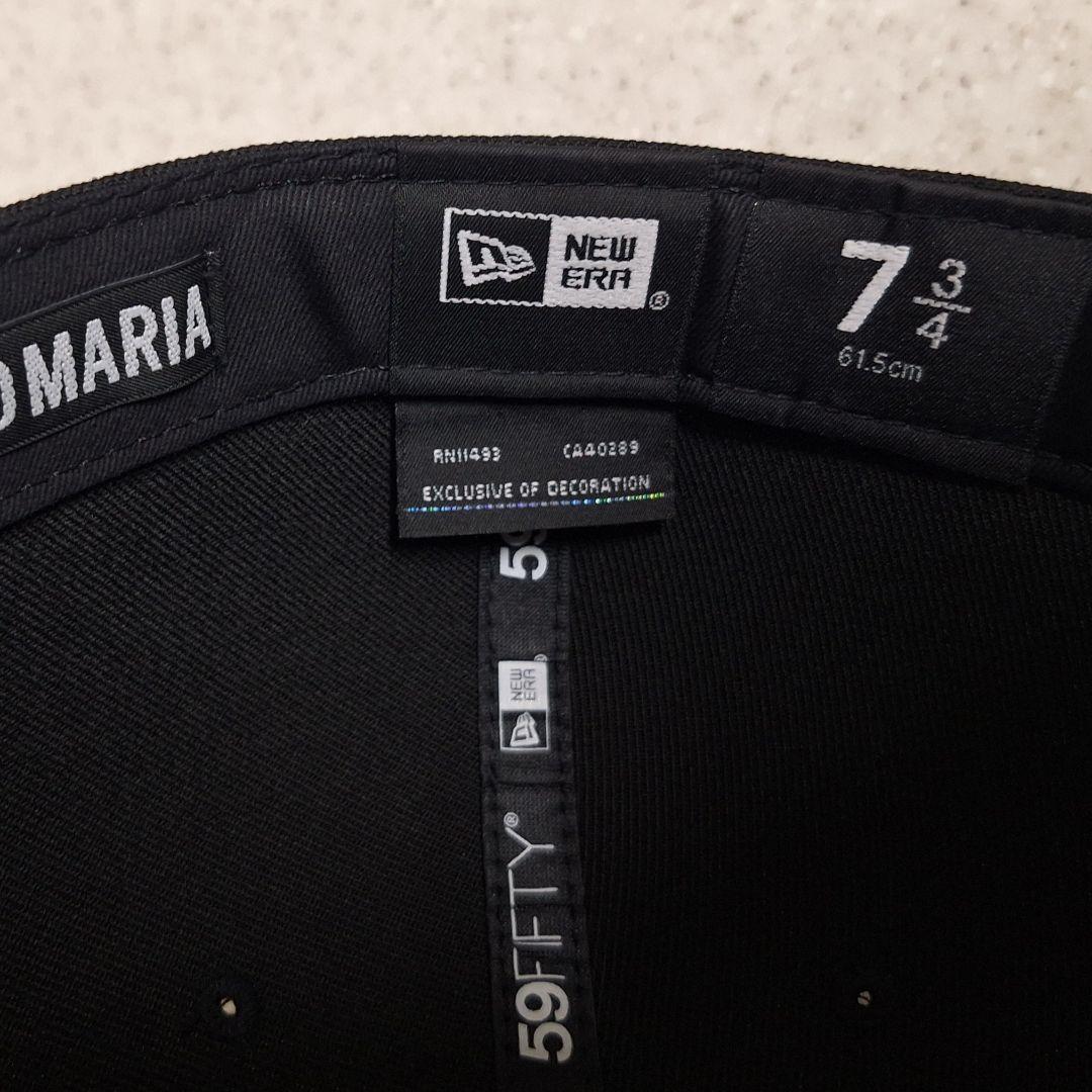 WACKOMARIA NEWERA 59fifty 黒×白 7 3/4 61.5