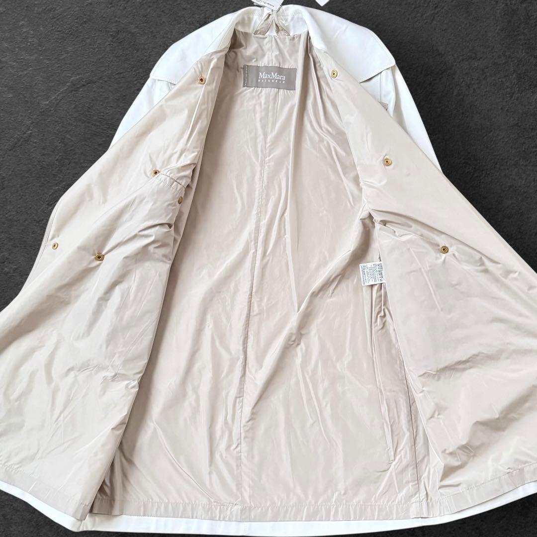 【新品未使用】Max Mara RAINWEAR トレンチコート 撥水 ホワイト