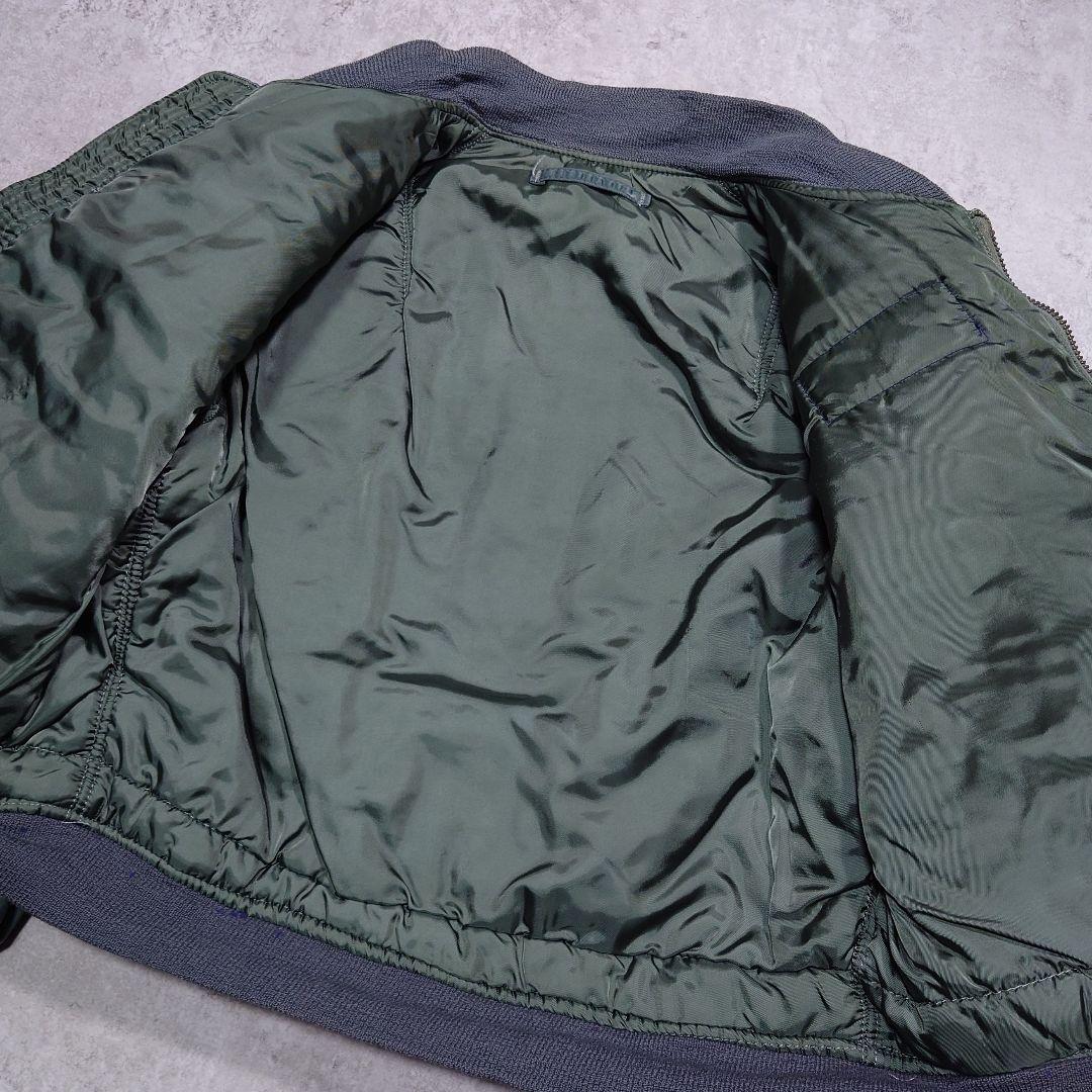 80s ALPHA INDUSTRIES MA-1 USA製 縦ステッチ M