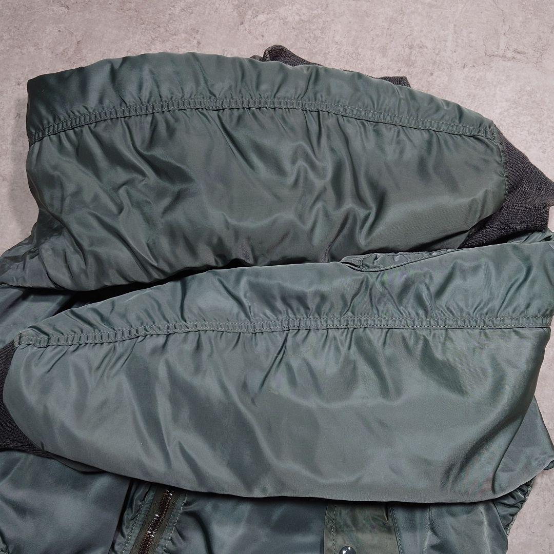 80s ALPHA INDUSTRIES MA-1 USA製 縦ステッチ M
