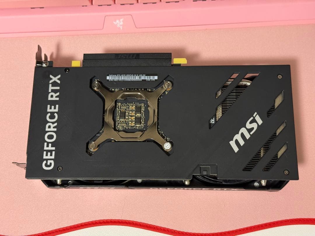 グラフィックボード・グラボ・ビデオカード MSI GeForce RTX 4070 Ventus 2X OC