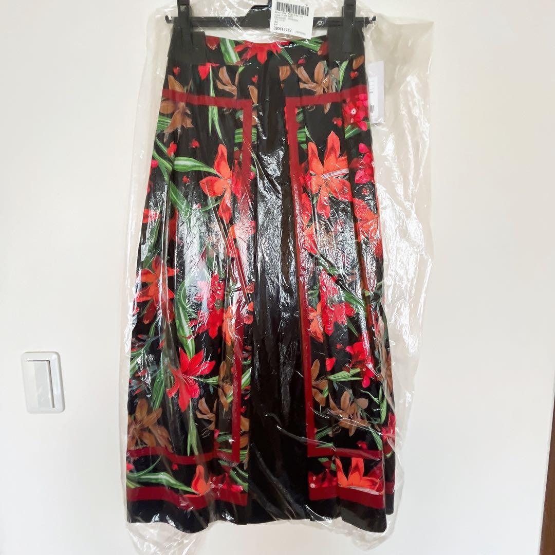 アメリヴィンテージ SCARF FLARE SKIRT 花柄ロングスカート