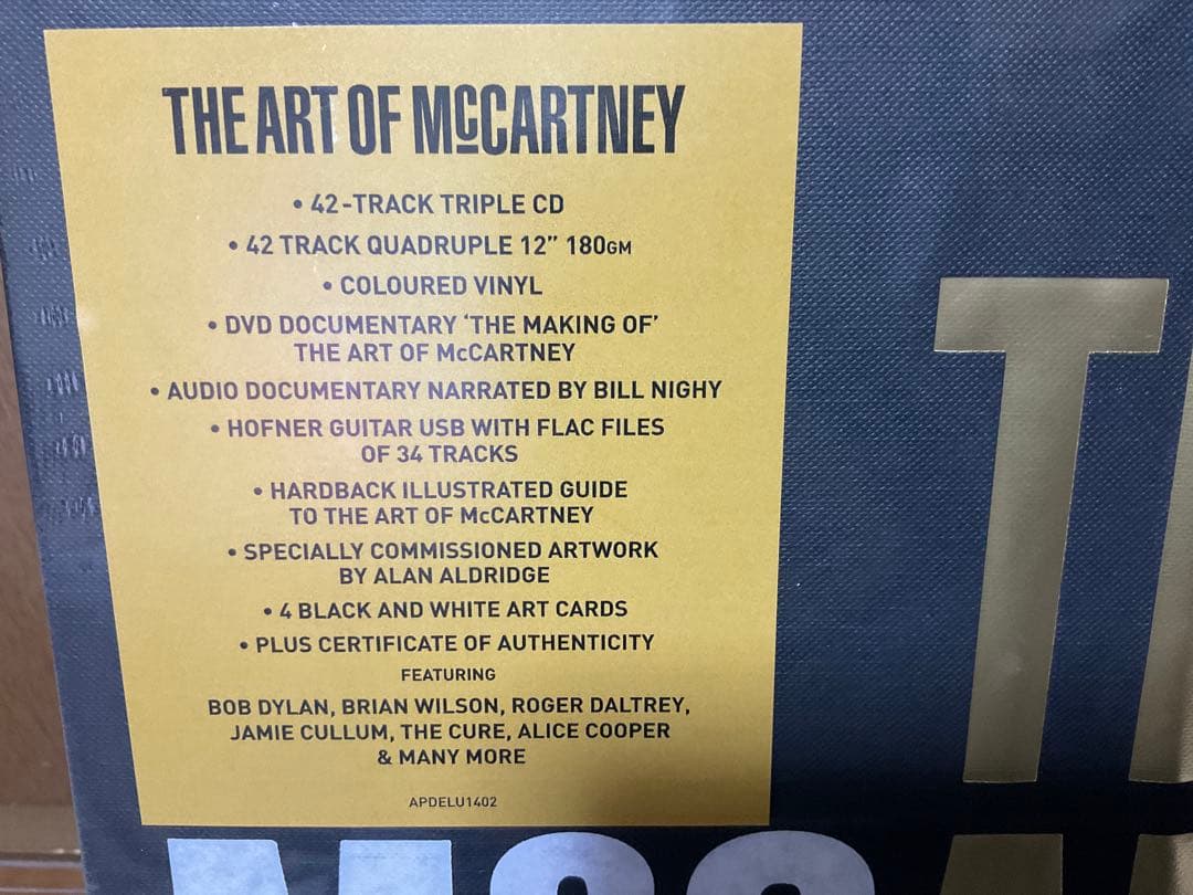 ポールマッカートニー　THE ART OF McCARTNEY