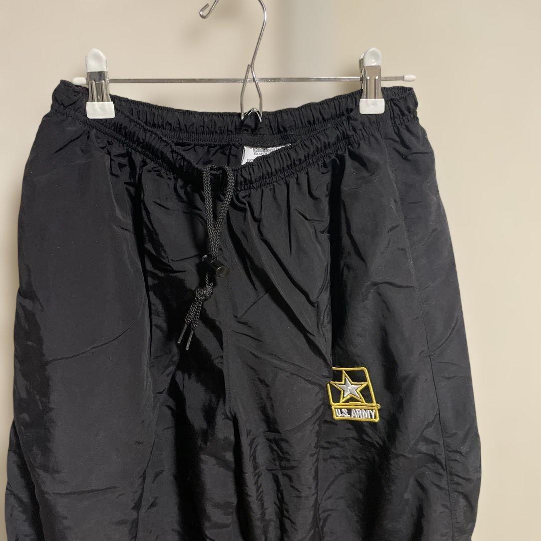 【美品】米軍実物　APFU 陸軍　ブラック M/R トレーニングパンツ
