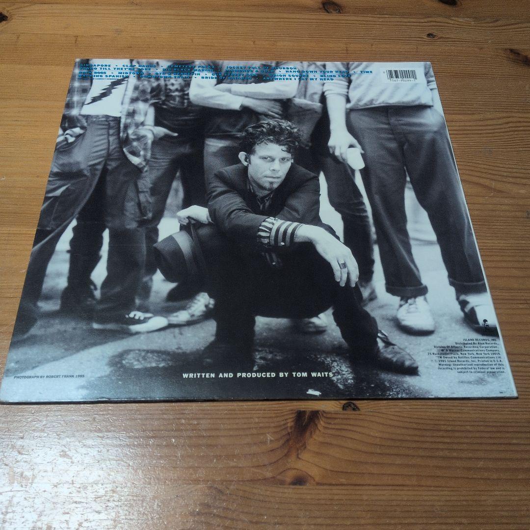 ​【USオリジナル盤】Tom Waits / Rain Dogs レコード LP