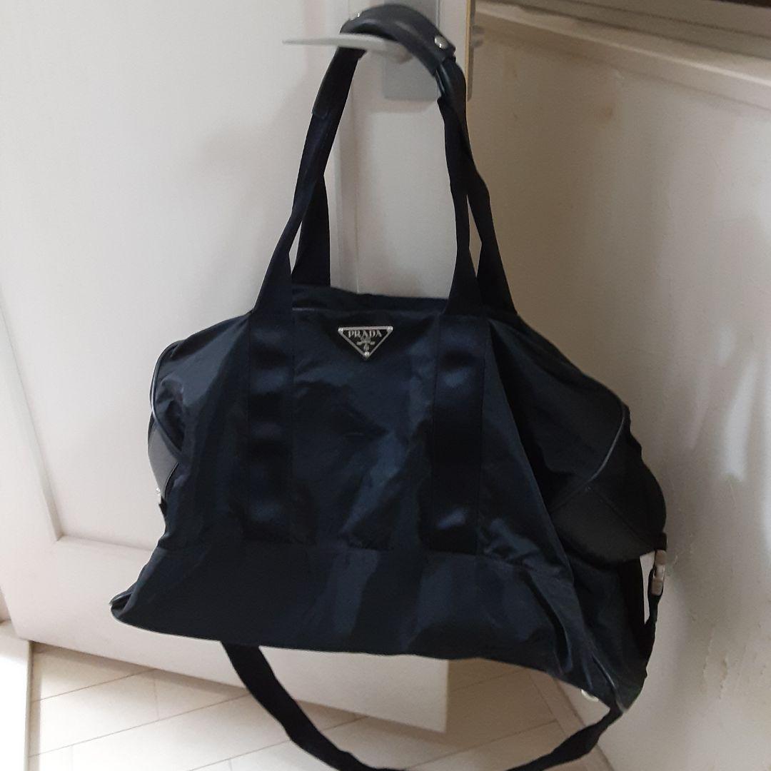 PRADA プラダ　ボストン　ブラック　ヴィンテージ　ナイロン