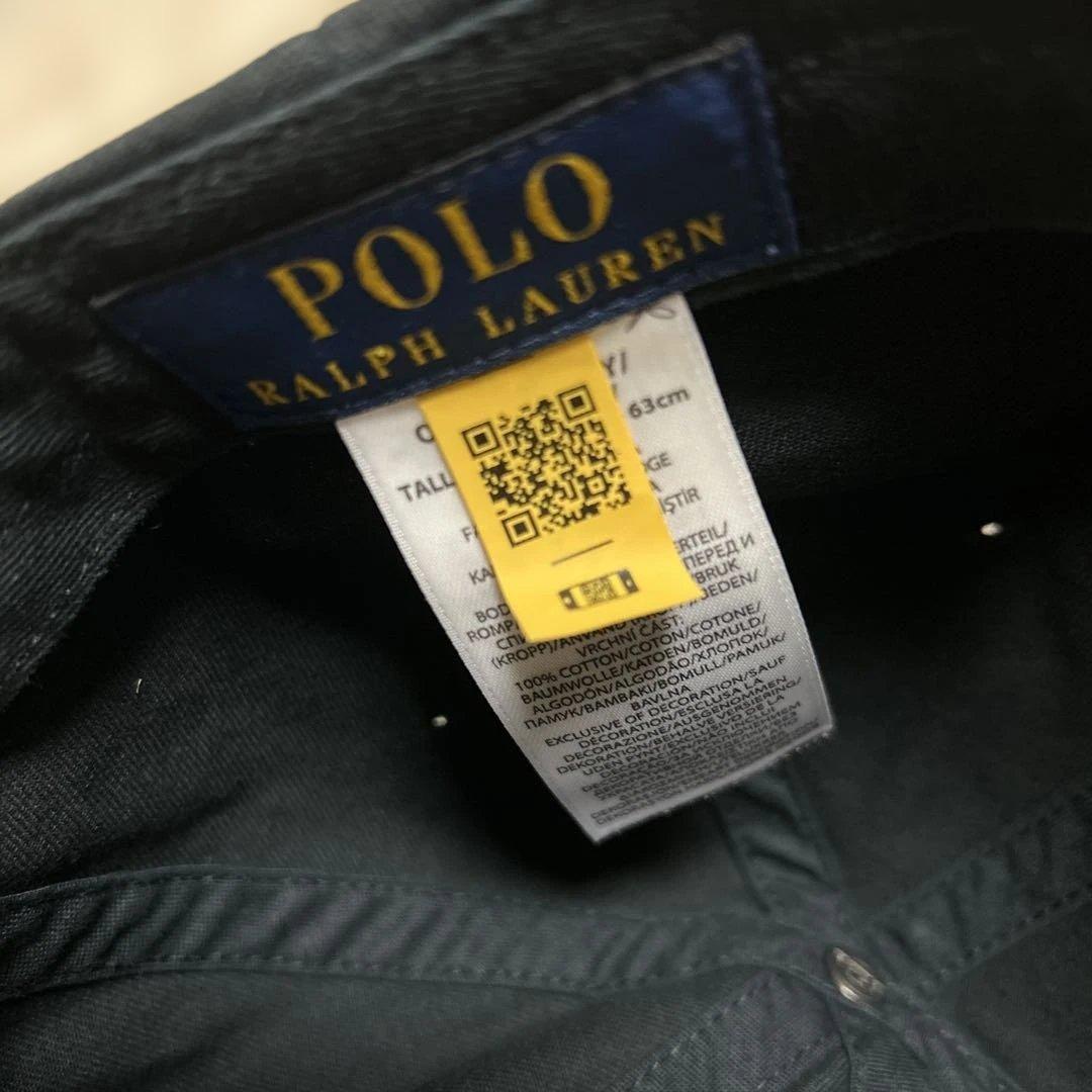 週末値下げ　ポロラルフローレンコットン ツイル ボール キャップ BLACK