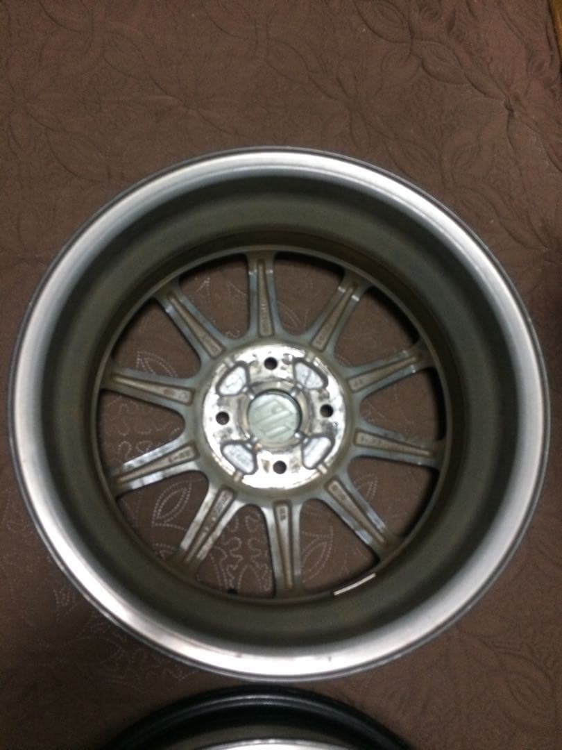 HA36sアルトワークス純正ホイール 15×5J +45 100 4H 2本　①