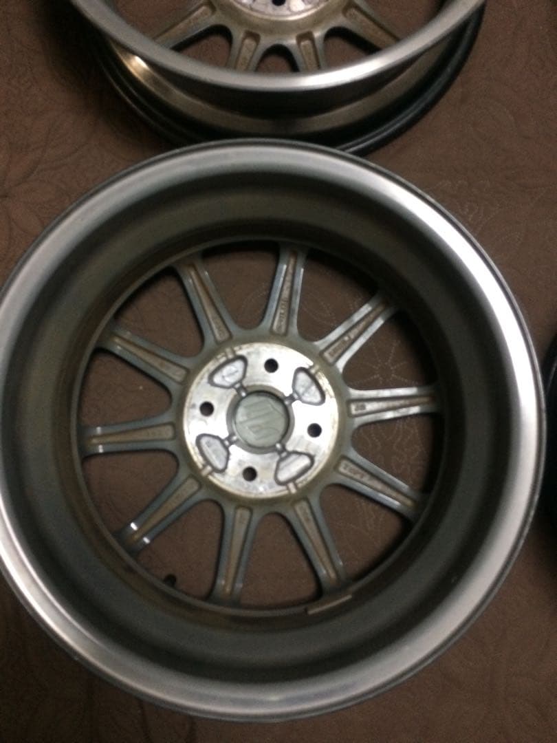 HA36sアルトワークス純正ホイール 15×5J +45 100 4H 2本　①