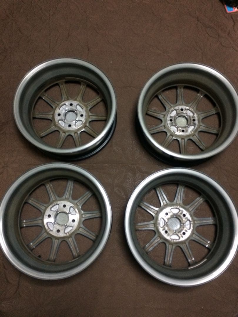 HA36sアルトワークス純正ホイール 15×5J +45 100 4H 2本　①