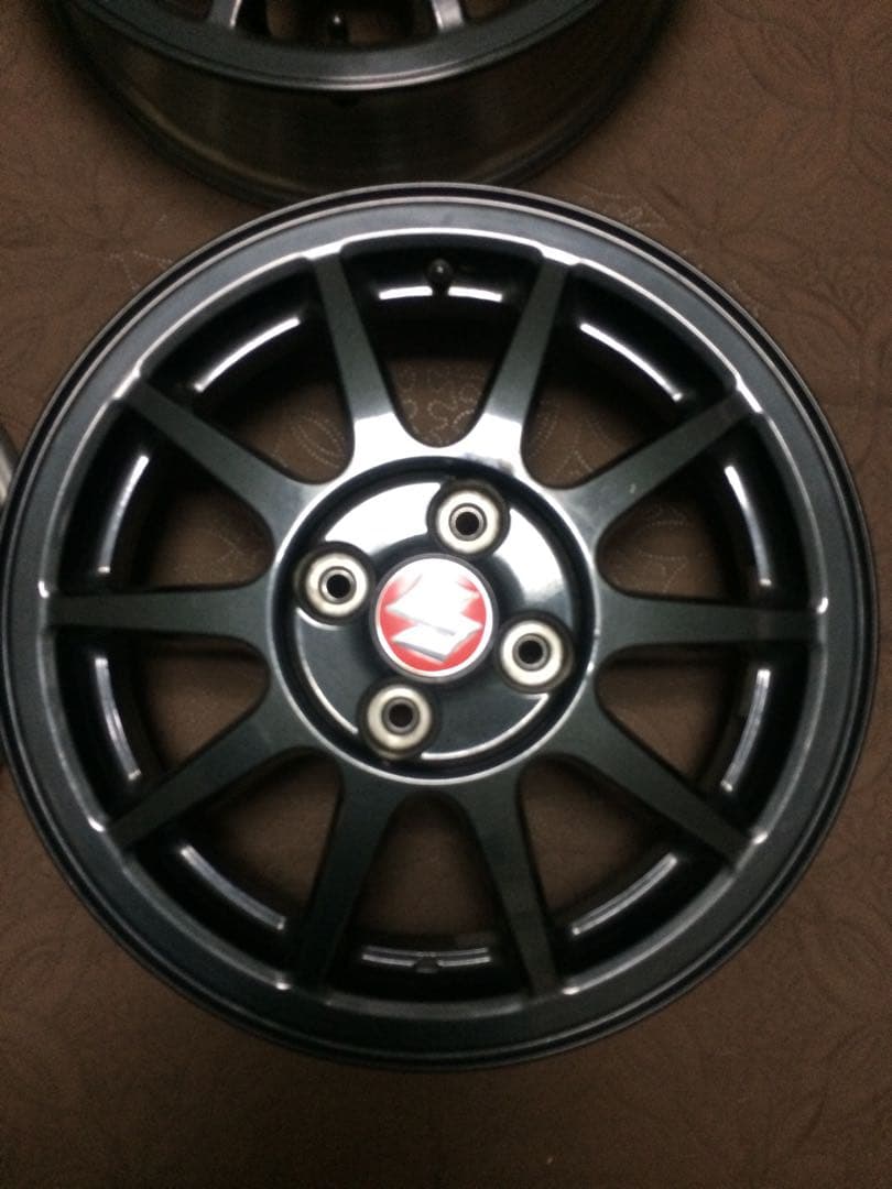 HA36sアルトワークス純正ホイール 15×5J +45 100 4H 2本　①