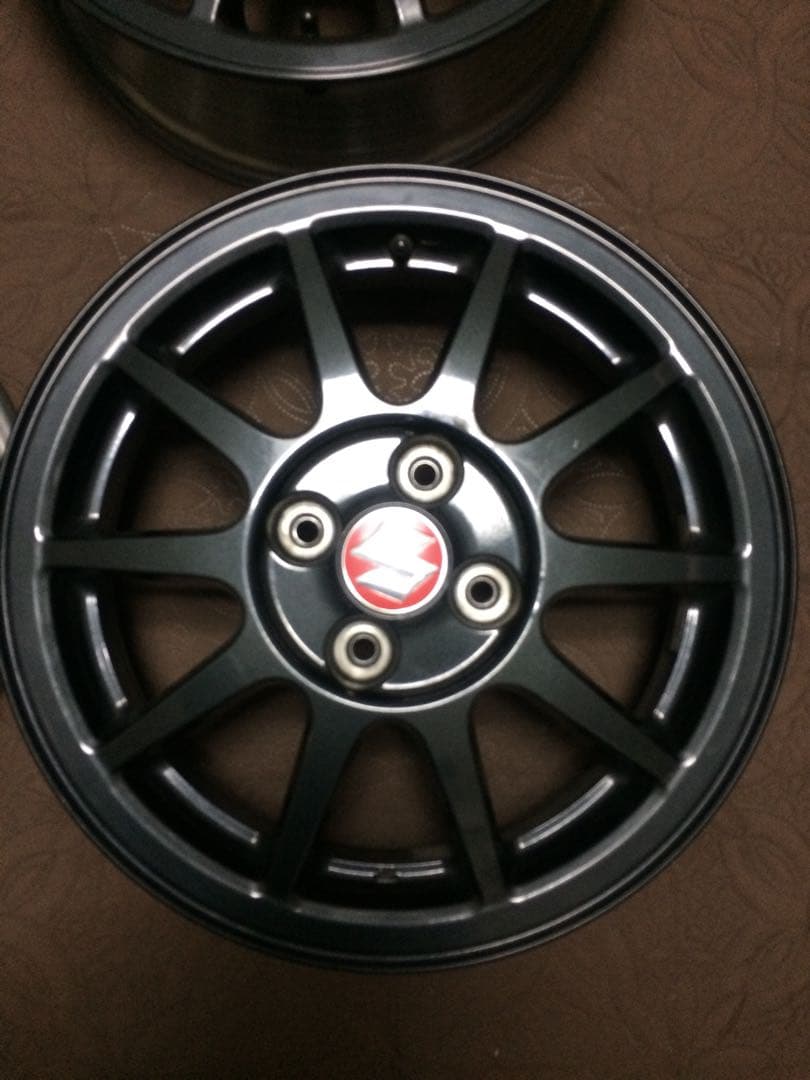 HA36sアルトワークス純正ホイール 15×5J +45 100 4H 2本　①