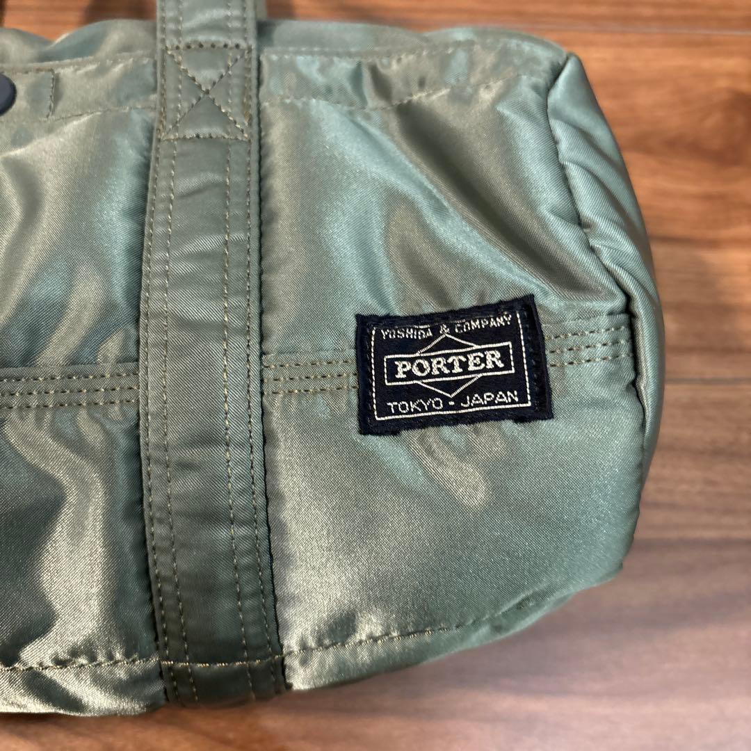 【極美品】PORTER ポーター　タンカー　ミニボストンバッグ　ドラムバッグ