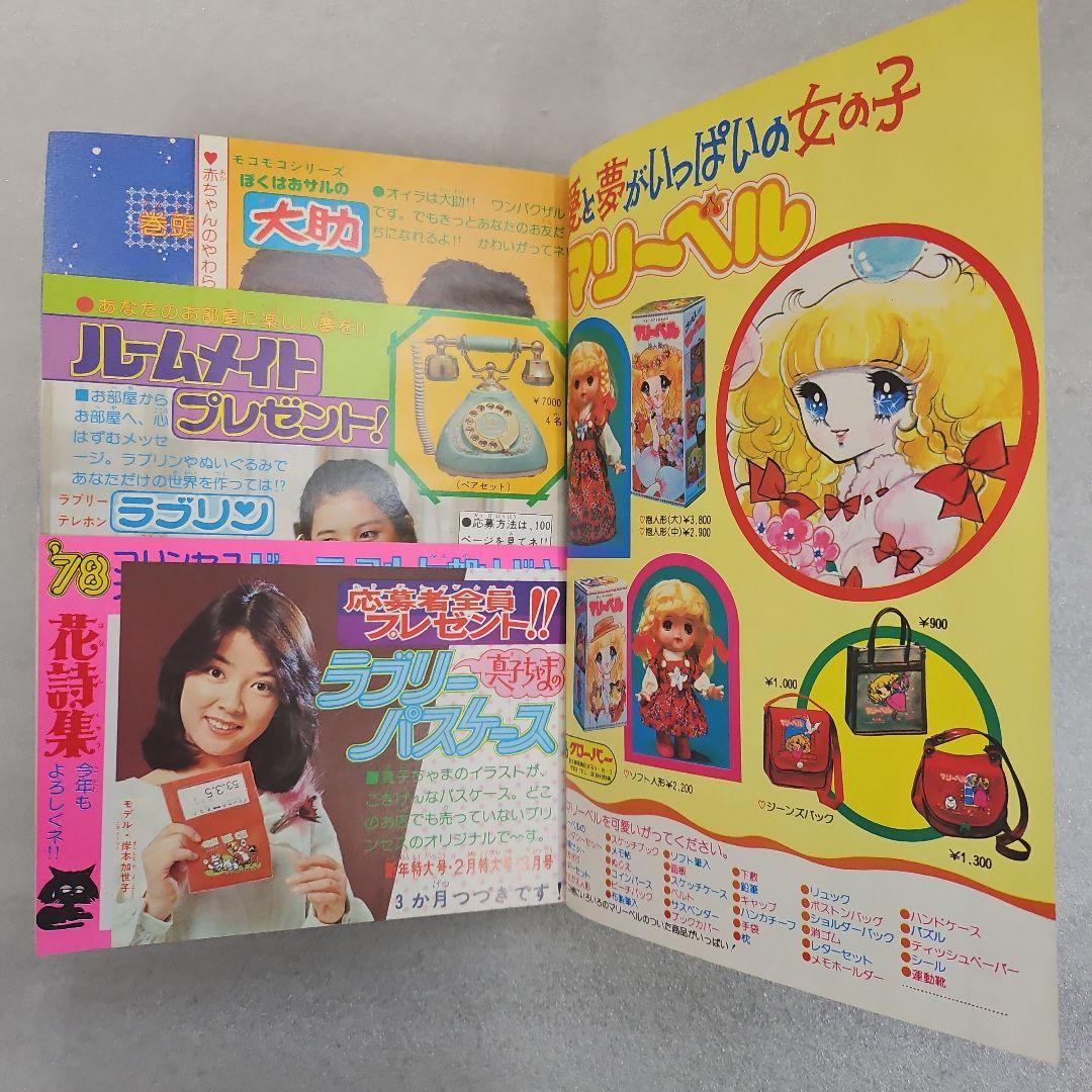 月刊プリンセス　新年特大号　1978年（昭和53）1月1日号　秋田書店