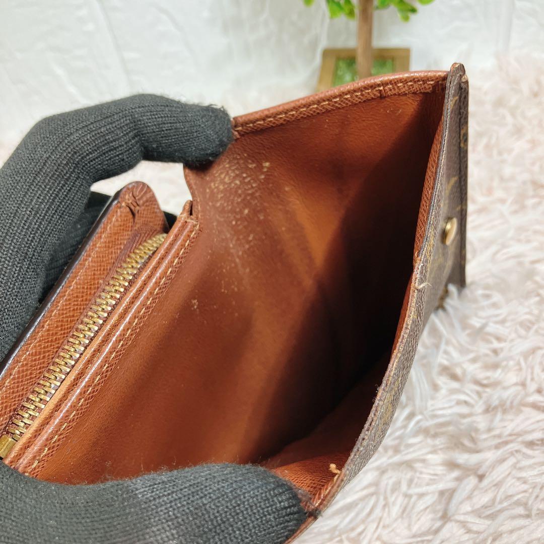 美品 ルイヴィトン モノグラム ポルトフォイユ トレゾール 財布 L字ファスナー