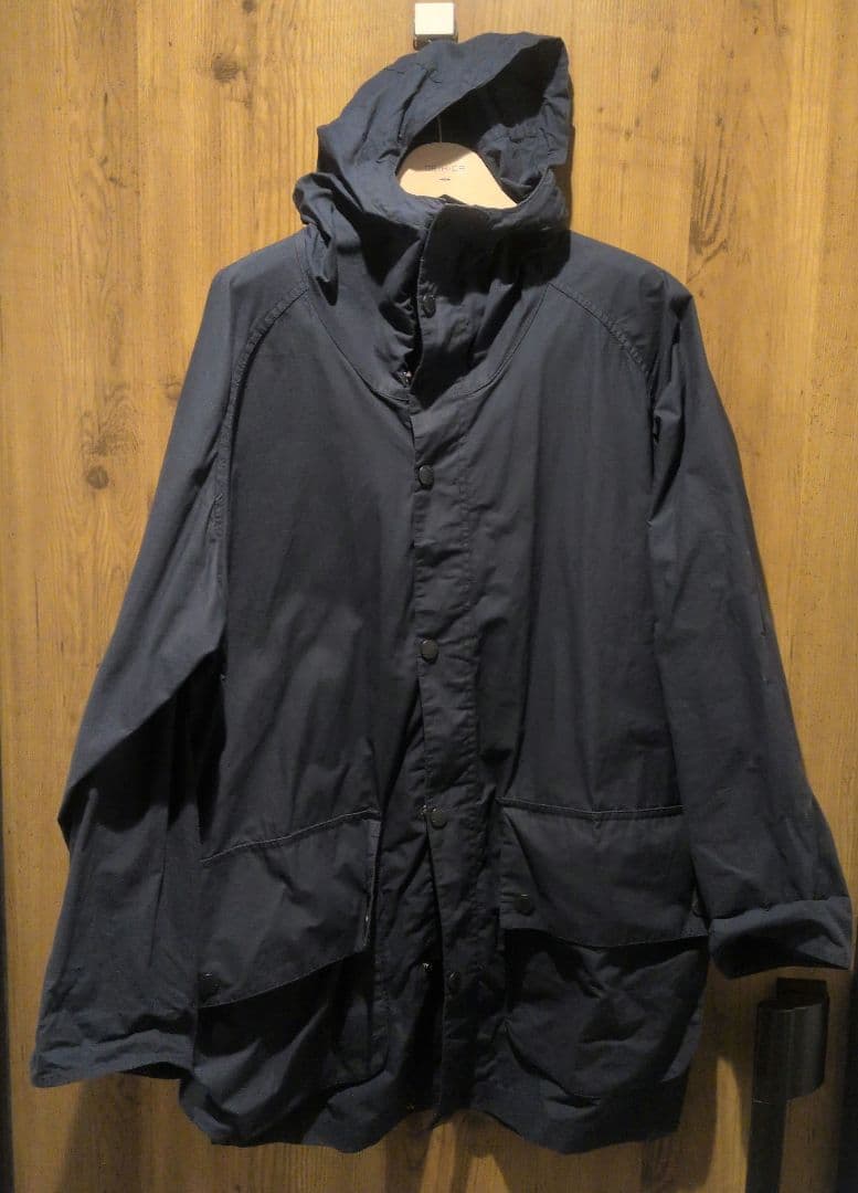 た*う様 Barbour ネイビー モッズコート 38