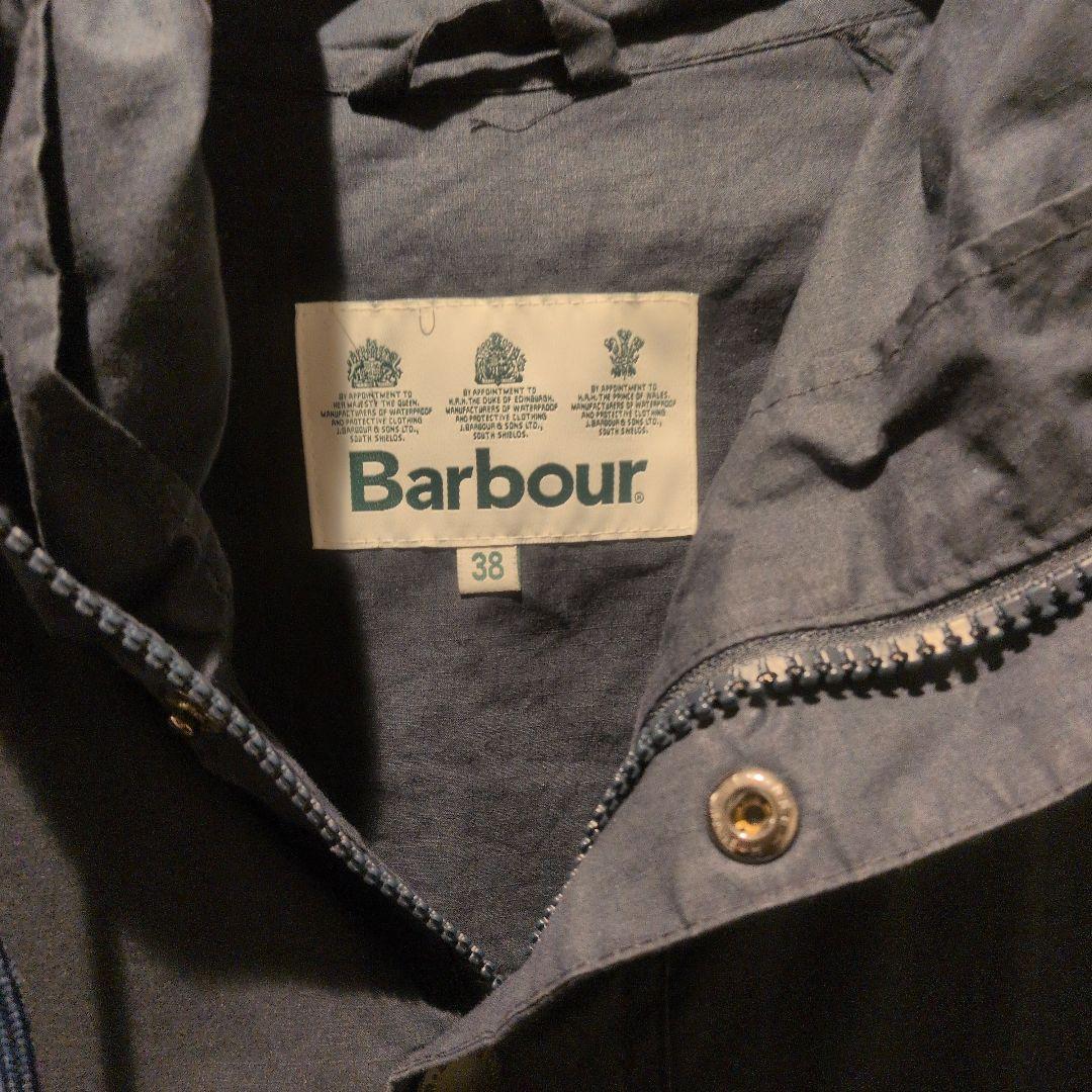 た*う様 Barbour ネイビー モッズコート 38