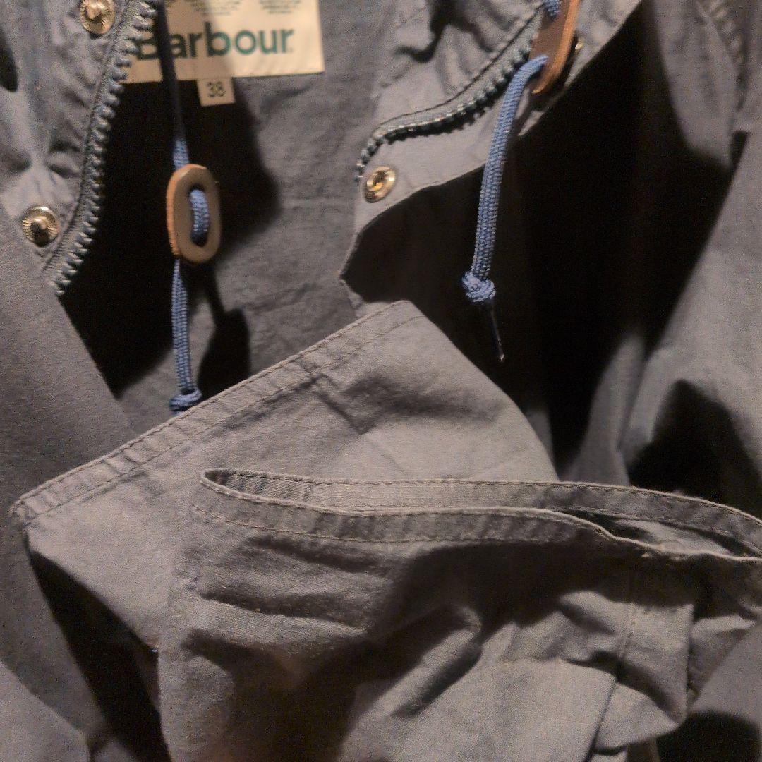 た*う様 Barbour ネイビー モッズコート 38
