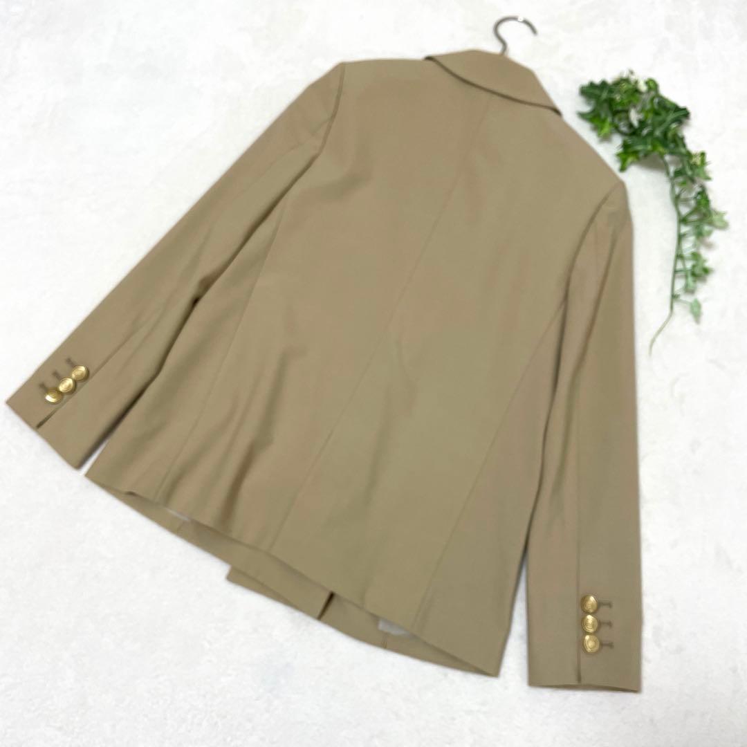 【美品】ピンキー＆ダイアン　ダブルブレストジャケット　べージュ　Sサイズ