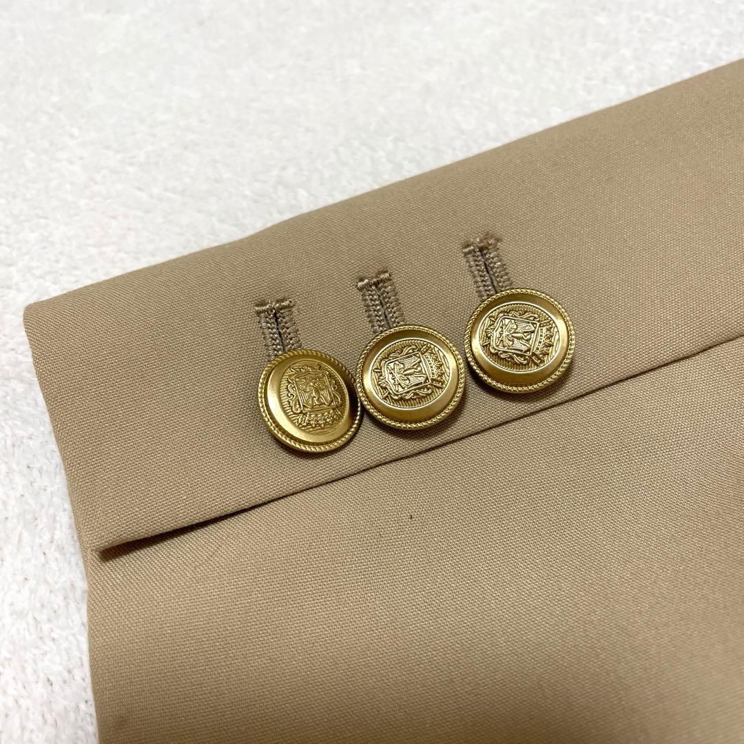 【美品】ピンキー＆ダイアン　ダブルブレストジャケット　べージュ　Sサイズ