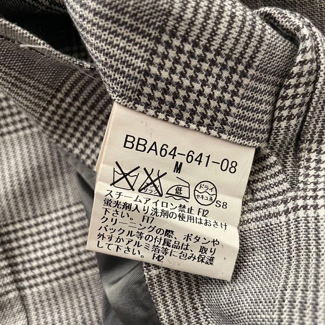 BURBERRY LONDON 麻100% 千鳥柄　トレンチ　コート　ジャケット
