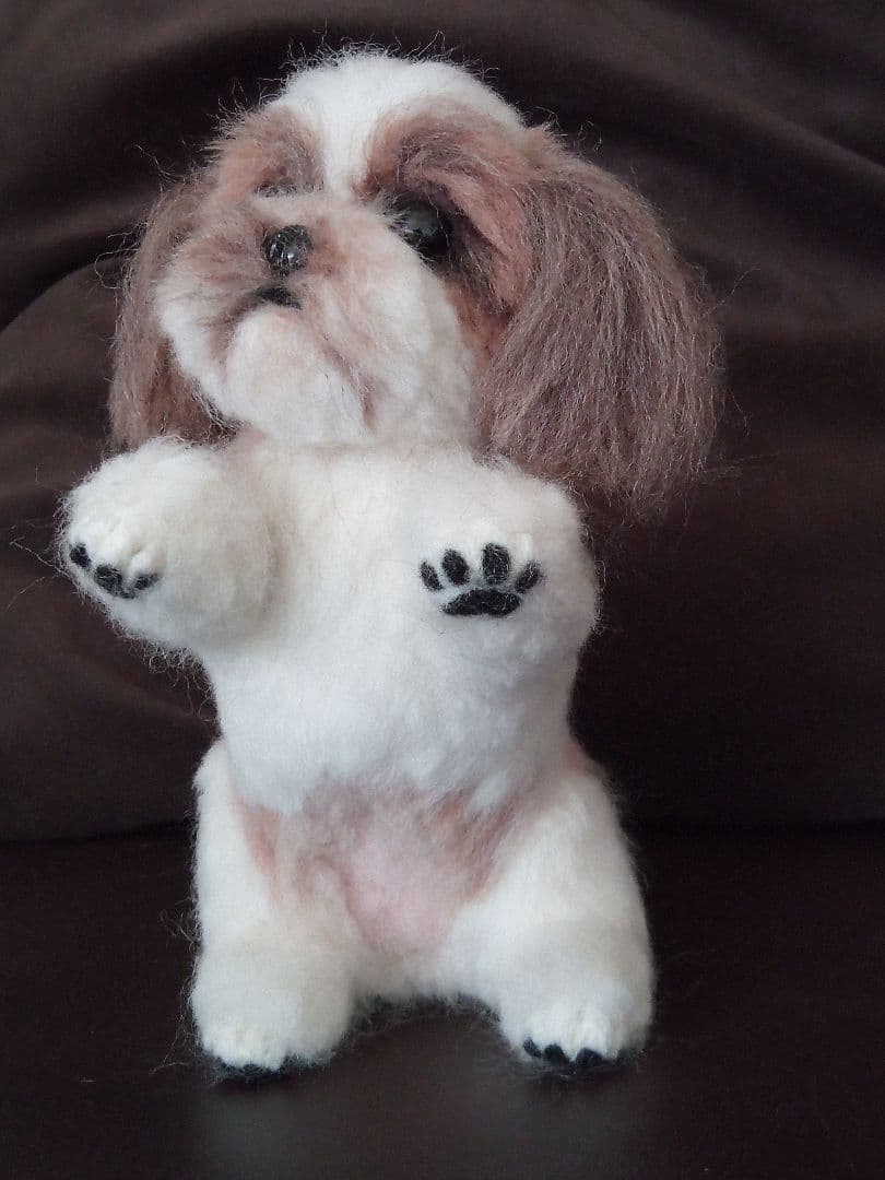 羊毛フェルトシー・ズー犬・わんちゃん・ぬいぐるみ・ SORA'S