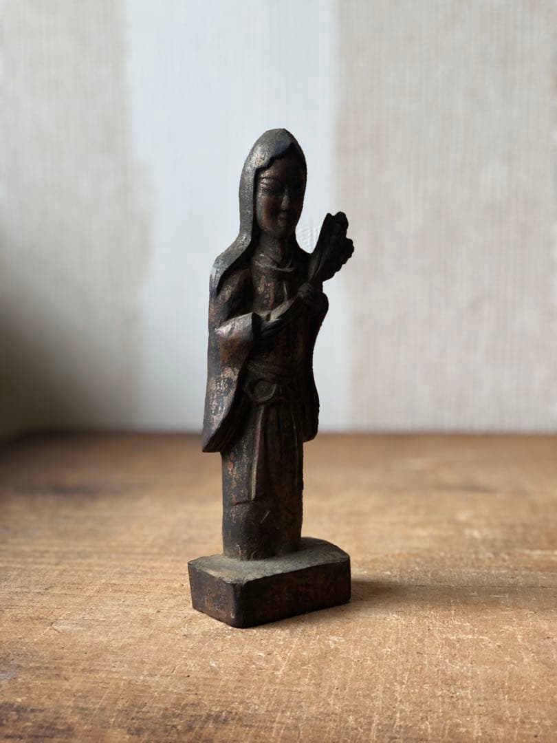 松宮　養蚕神　蚕神　金色姫命　女神　民衆仏　神像　木花開耶姫命