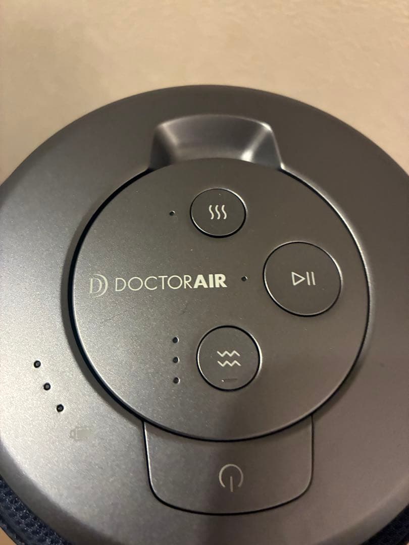 温感・振動ストレッチポール　DOCTOR AIR ピラティスロール ネイビー