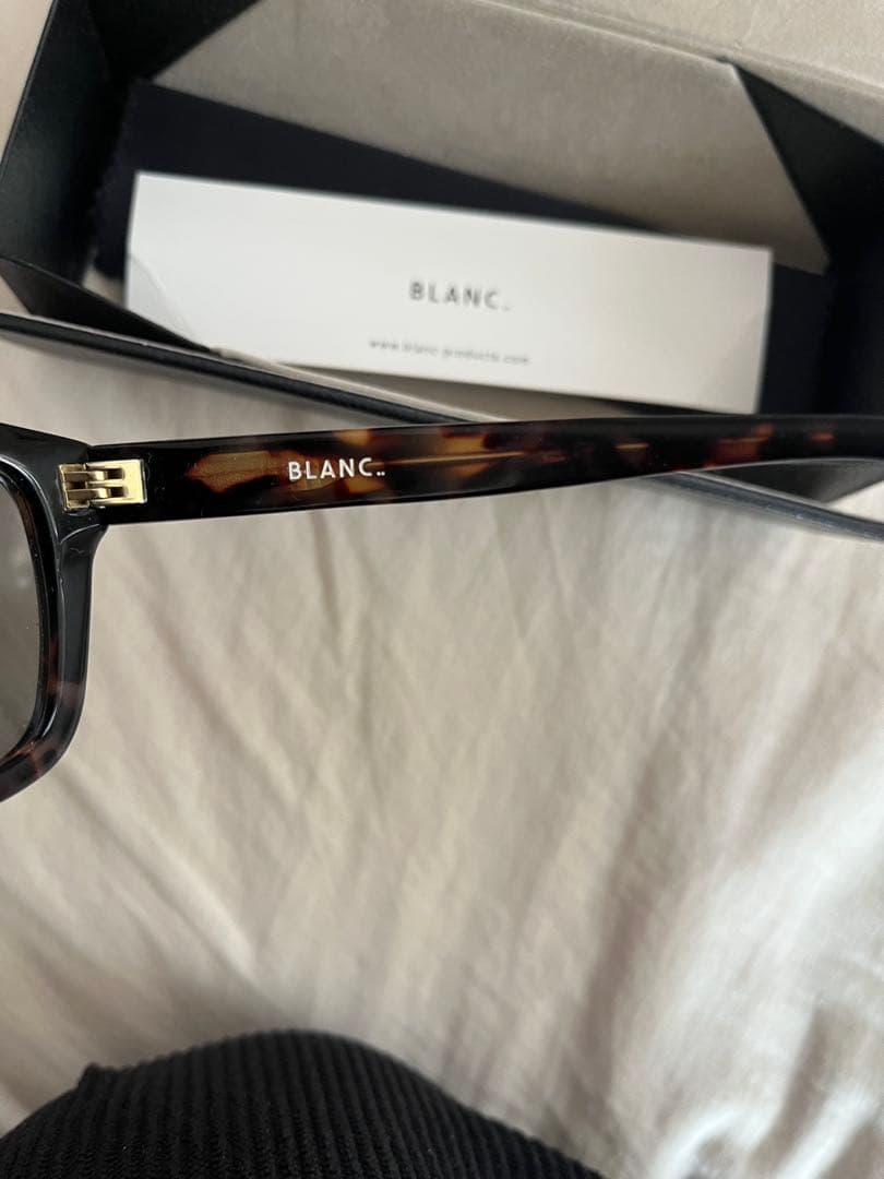 【稀少】 BLANC.. B0006BROWN2 鼈甲柄ウェリントン型サングラス