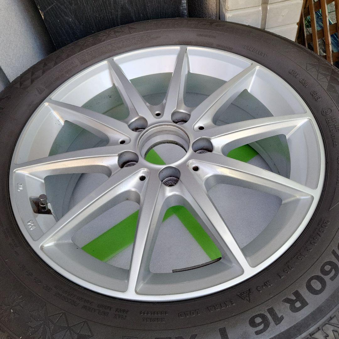 ベンツ　bタイプ 205/60R 16 スタッドレスタイヤとホイールセット