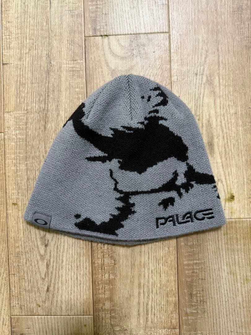 PALACE OAKLEY 23SS BEANIE SAND グレー