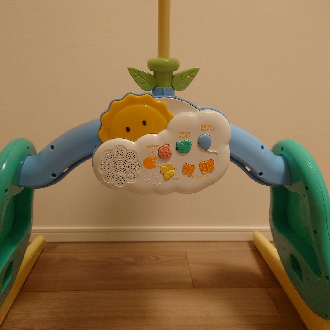 【美品・二点セット】えらべる回転6ＷＡＹジム 　てあそびいっぱいおうちにへんしん