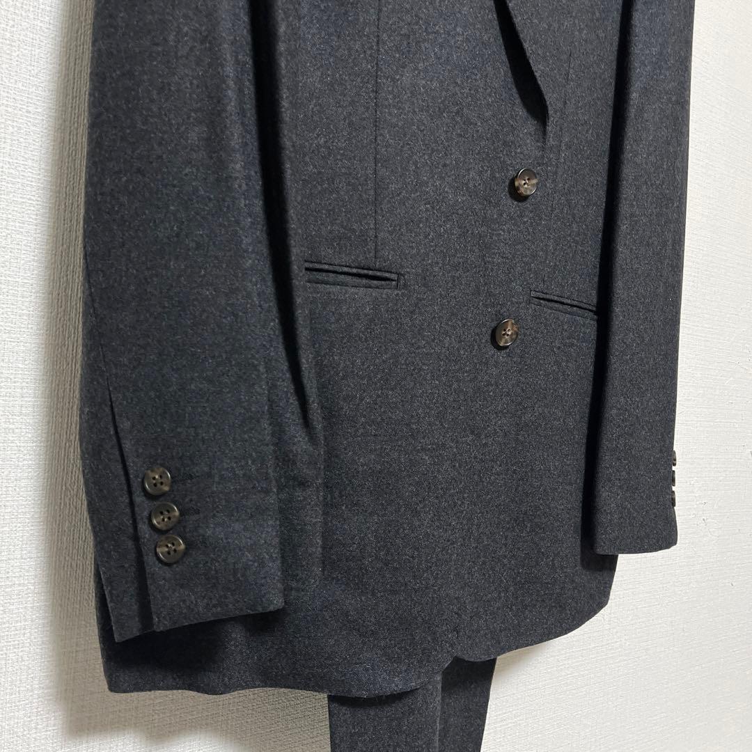 【未使用品】TANGOYA オーダーメイドスーツ　チャコール　グレー　XL