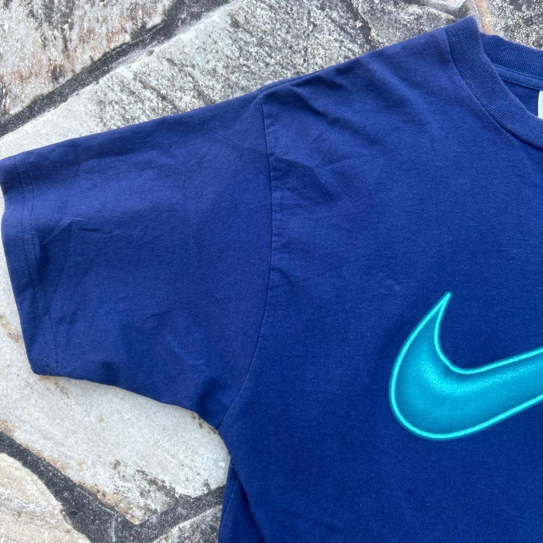 みちみち90s 白タグ NIKE ナイキ ビッグスウッシュ Tシャツ　Ｓ
