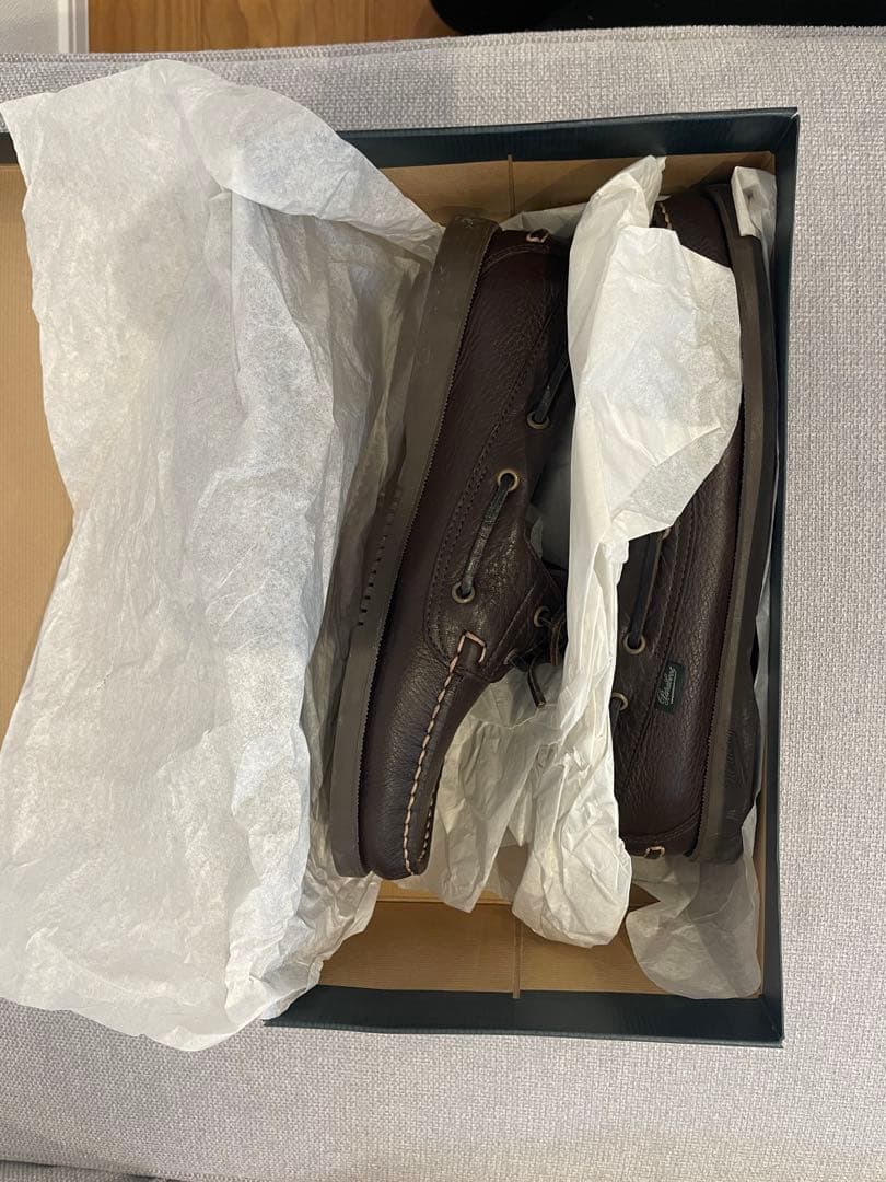 【美品】Paraboot (パラブーツ)BARTH（モカシン/デッキシューズ）