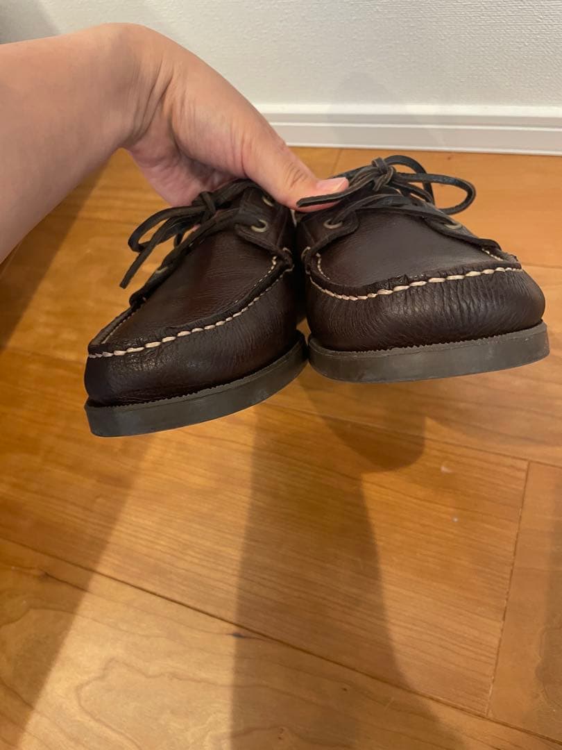 【美品】Paraboot (パラブーツ)BARTH（モカシン/デッキシューズ）