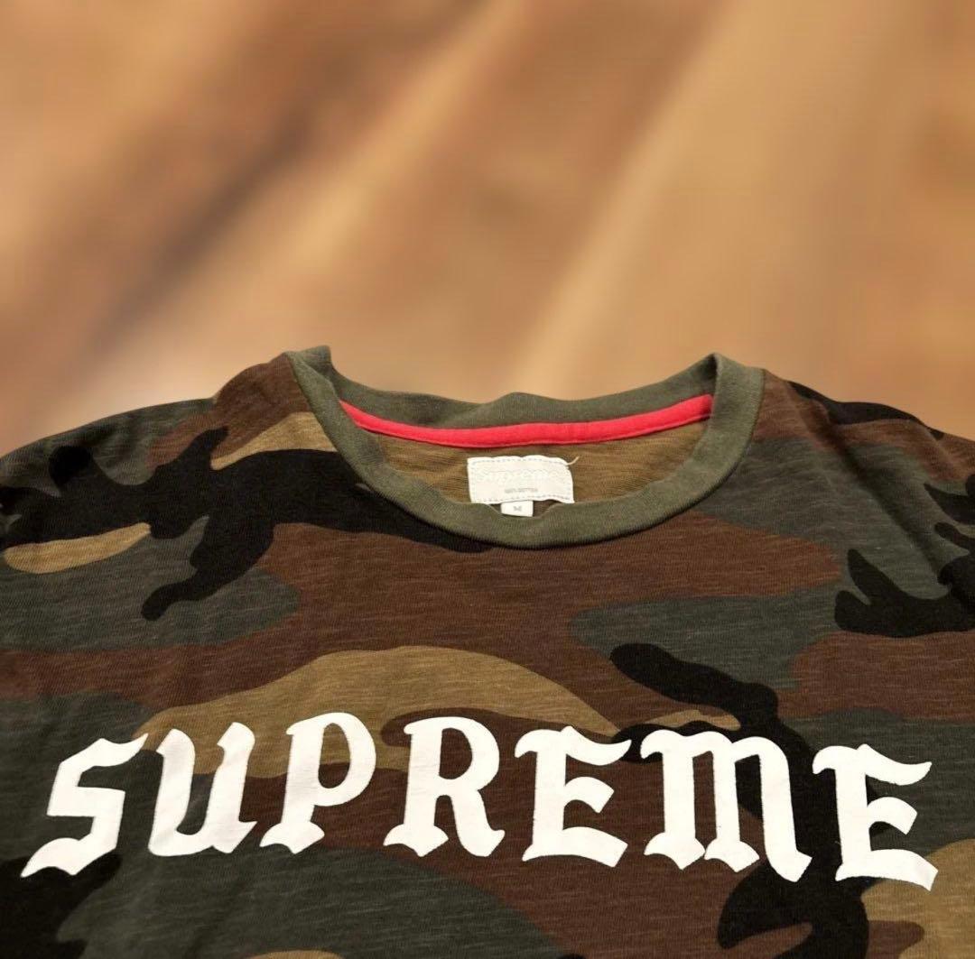Supreme 迷彩 Tシャツ Mサイズ