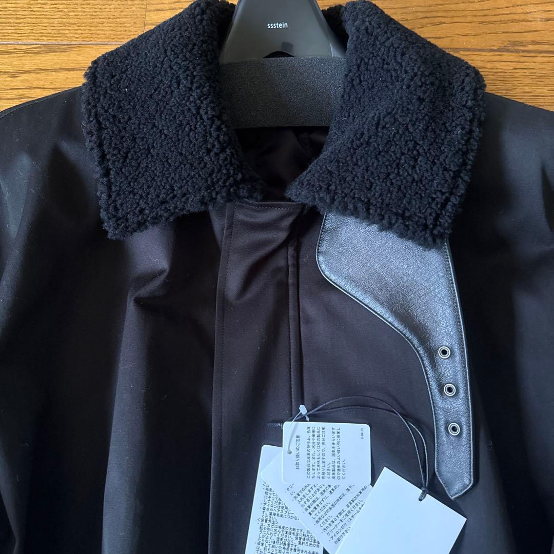 ssstein MOUTON COLLAR PADDED JACKET Sサイズ